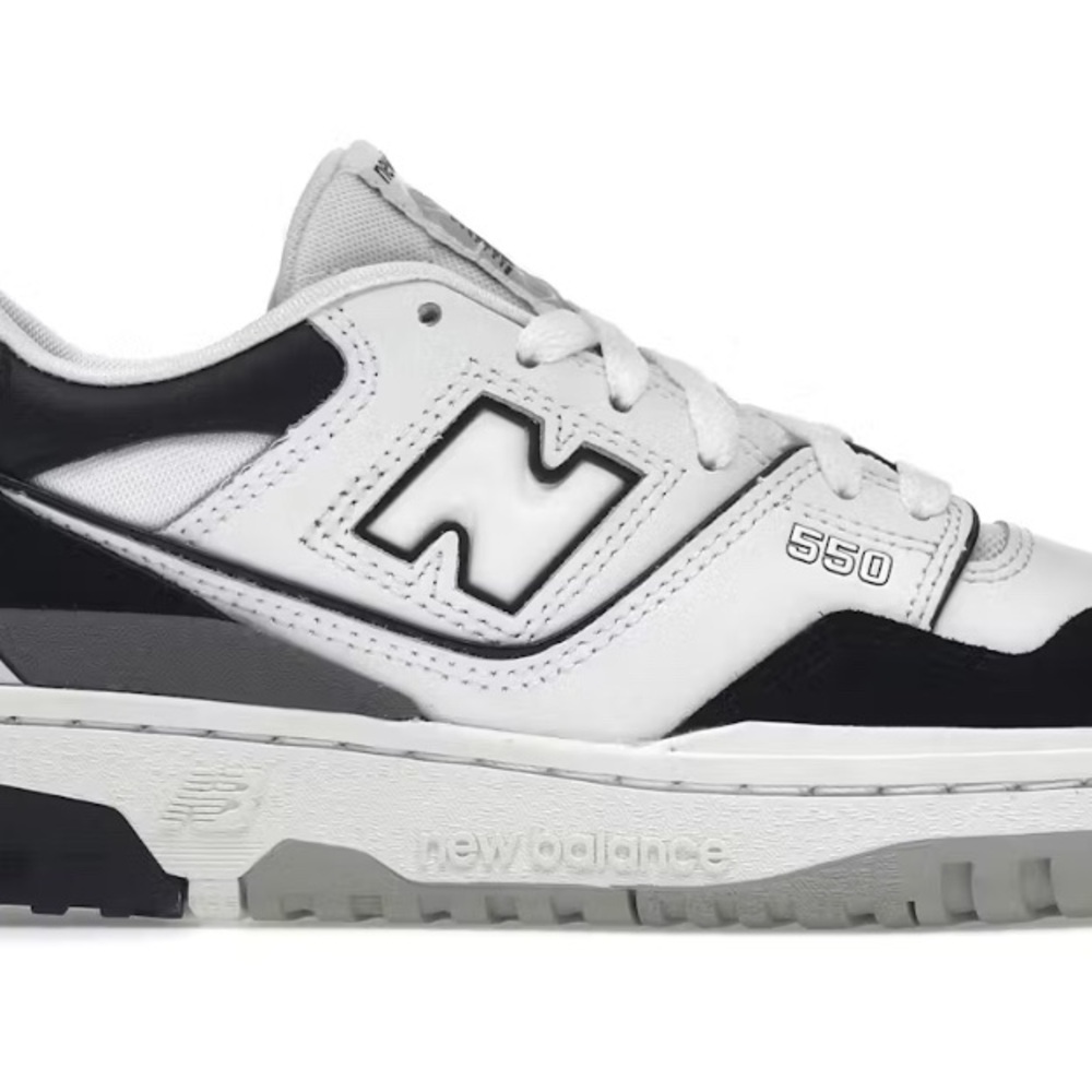 Cloudy Rain Black & White New Balance 550